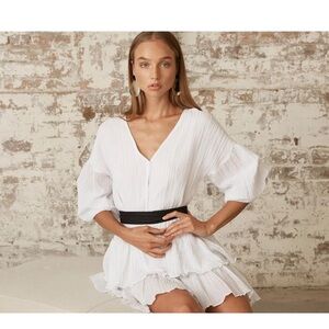 MLM Label Fleur Dress in White